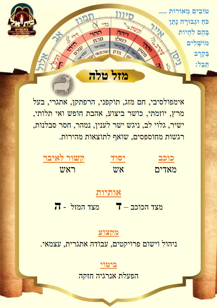 מזל טלה
